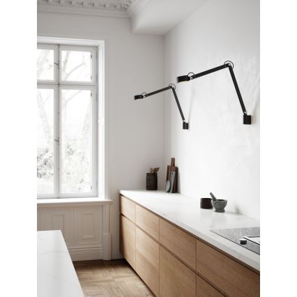 DFTP by Nordlux - Himmennettävä LED-kosketuspöytävalaisin 3v1 NOBU LED/9W/230V musta