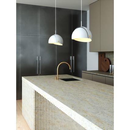 DFTP by Nordlux - Kattokruunu johdossa säädettävällä lampunvarjostimella ALIGN 1xE27/15W/230V valkoinen