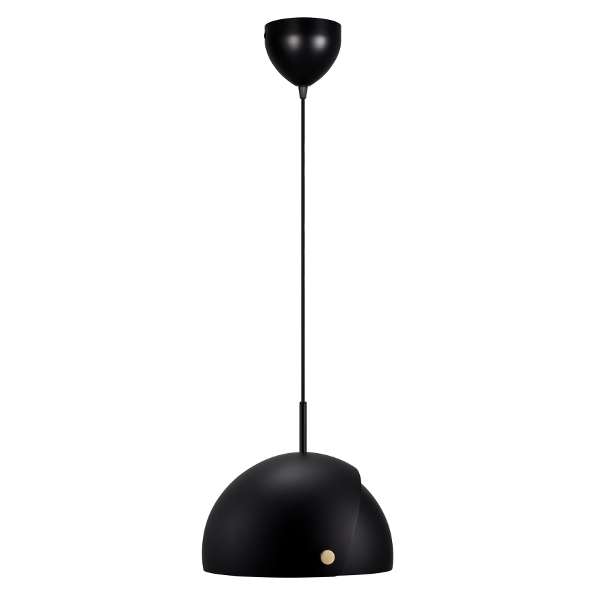 DFTP by Nordlux - Kattokruunu johdossa säädettävällä lampunvarjostimella ALIGN 1xE27/15W/230V musta