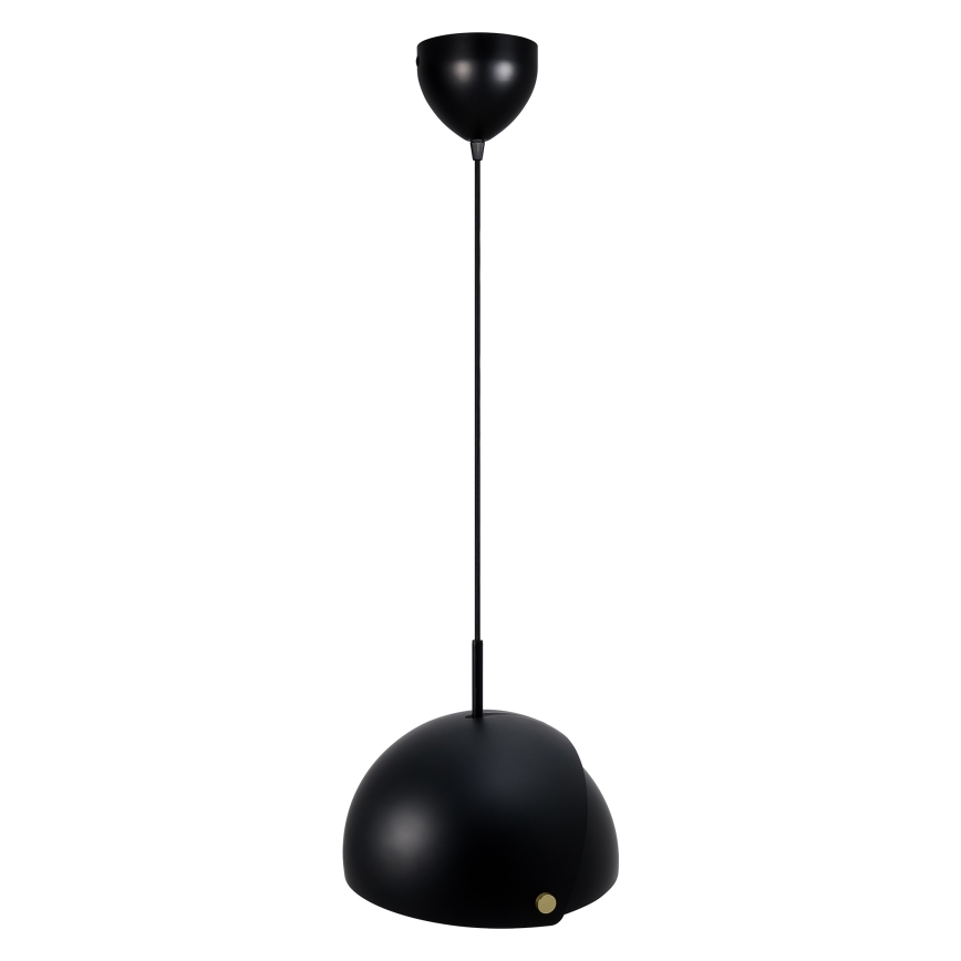 DFTP by Nordlux - Kattokruunu johdossa säädettävällä lampunvarjostimella ALIGN 1xE27/15W/230V musta