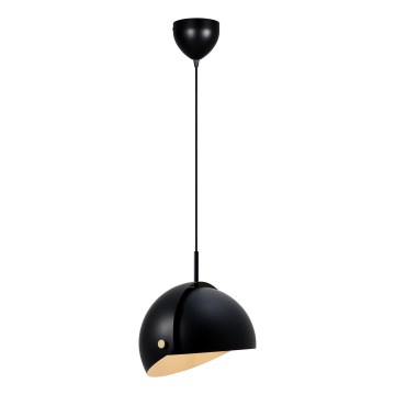 DFTP by Nordlux - Kattokruunu johdossa säädettävällä lampunvarjostimella ALIGN 1xE27/15W/230V musta