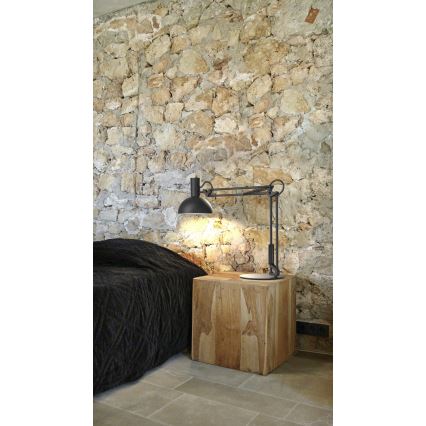 DFTP by Nordlux - Pöytävalaisin ARKI 1xE27/60W/230V musta