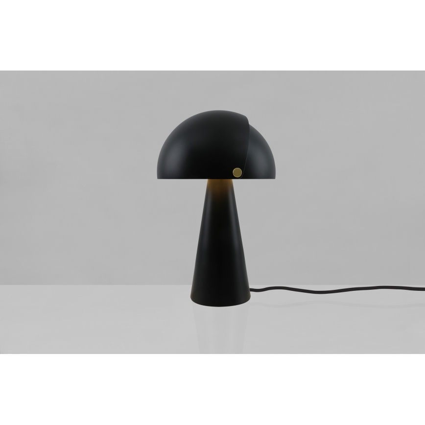 DFTP by Nordlux - Pöytävalaisin säädettävällä lampunvarjostimella ALIGN 1xE27/25W/230V musta
