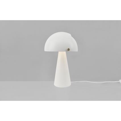 DFTP by Nordlux - Pöytävalaisin säädettävällä lampunvarjostimella ALIGN 1xE27/25W/230V valkoinen
