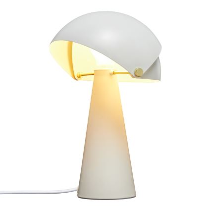 DFTP by Nordlux - Pöytävalaisin säädettävällä lampunvarjostimella ALIGN 1xE27/25W/230V valkoinen