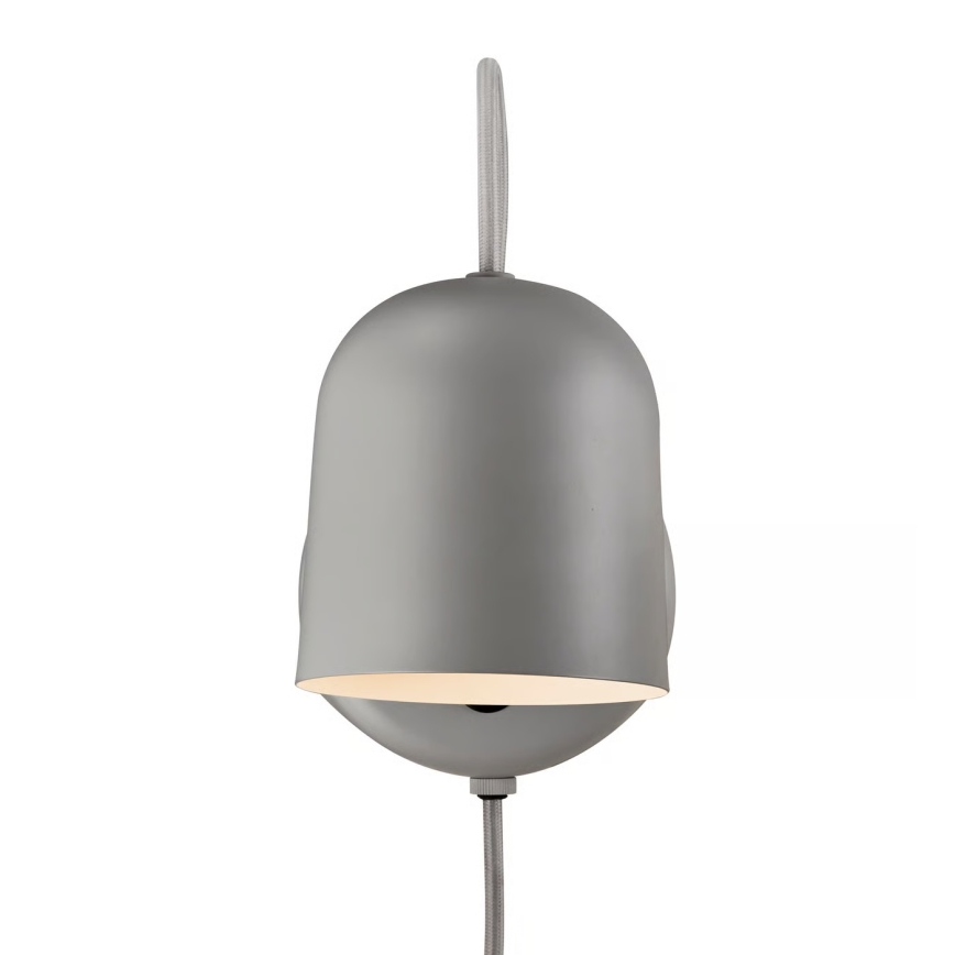 DFTP by Nordlux - Seinäspotti USB-portilla ANGLE 1xGU10/25W/230V harmaa
