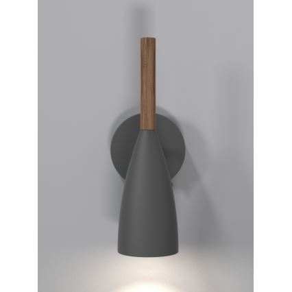 DFTP by Nordlux - Seinäkohdevalo PURE 1xGU10/8W/230V harmaa