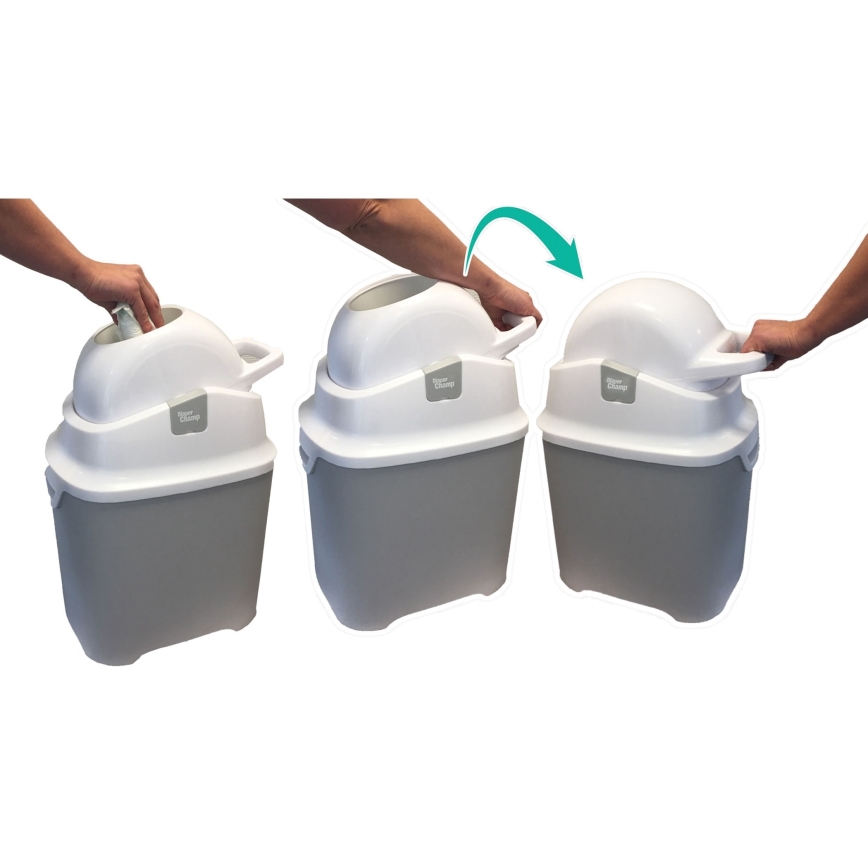 DiaperChamp - Vaippa-astia ONE harmaa