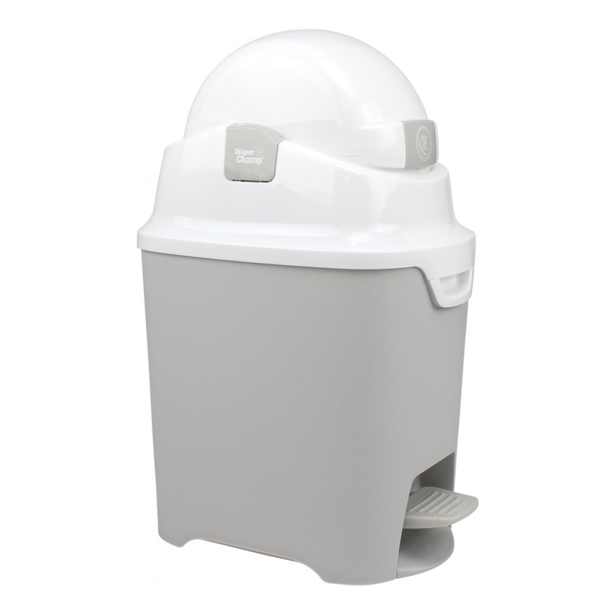 DiaperChamp - Vaipparoskis ONE HANDSFREE harmaa
