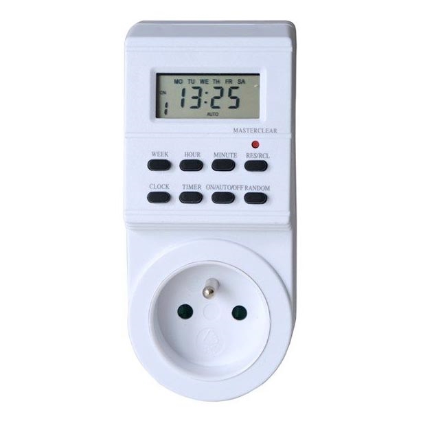 Digitaalinen aikakytkin viikoittain 16A/230V 200 mAh