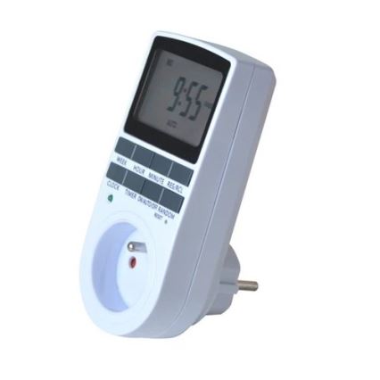 Digitaalinen ajastinkytkin viikko 16A/230V
