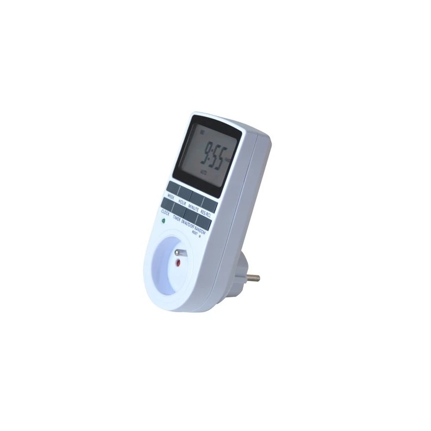 Digitaalinen ajastinkytkin viikko 16A/230V