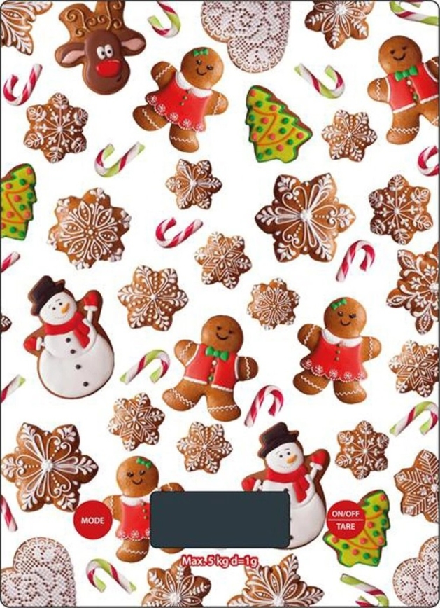 Digitaalinen keittiövaaka TORO 1xCR2032 piparikuosi