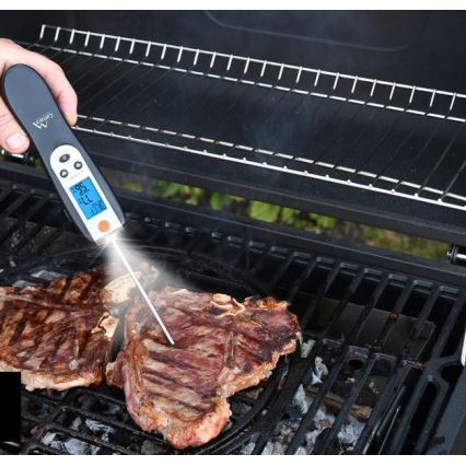 Digitaalinen taitettava lihalämpömittari 0-300°C 2xAAA