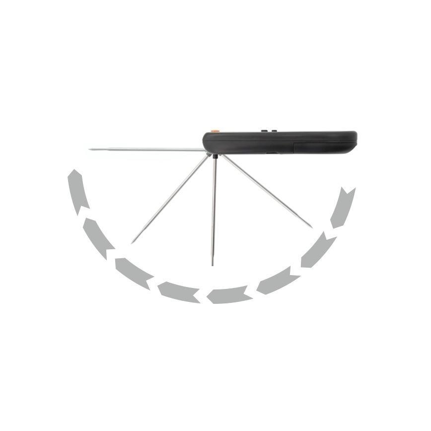 Digitaalinen taitettava lihalämpömittari 0-300°C 2xAAA