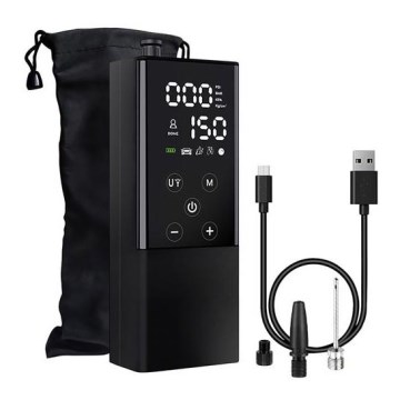 Digitaalinen taskukompressori 2000 mAh 5V musta
