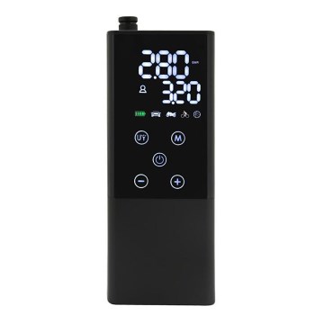Digitaalinen taskukompressori 4000 mAh 5V musta
