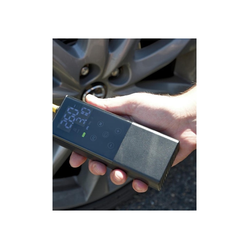 Digitaalinen taskukompressori 4000 mAh 5V musta