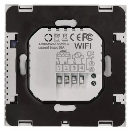 Digital termostaatti lattialämmitykseen GoSmart 230V/16A Wi-Fi Tuya