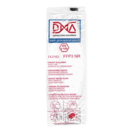 DNA Hengityssuojain FFP3 NR CE 2163 Medical 100kpl