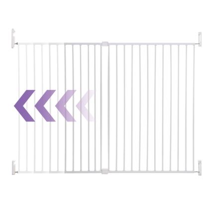 Dreambaby - Turva-aita BROADWAY 76-134,5 cm valkoinen