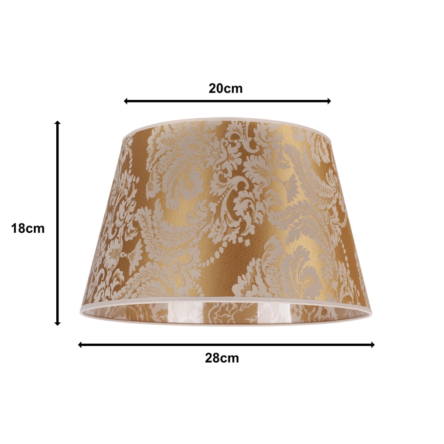 Duolla - Varjostin pöytävalaisimeen CONE M E27 halkaisija 28 cm kulta