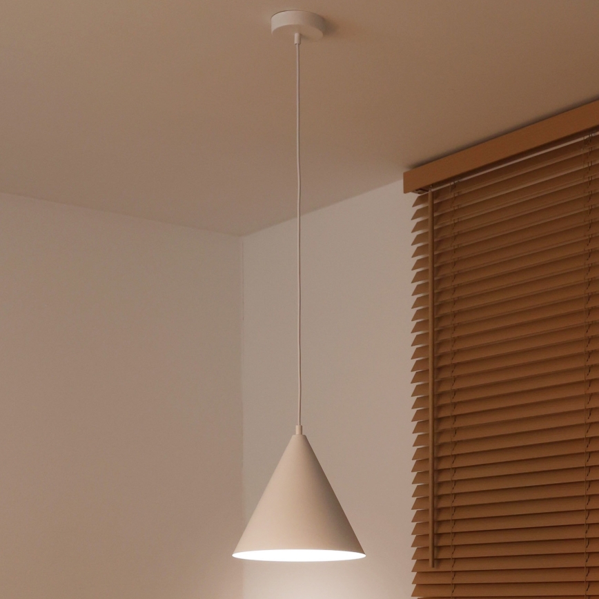 Duolla - IRONLINE-riippuvalaisin kaapelilla, 1 x G9 / 3 W / 230 V, Ø 25 cm, valkoinen