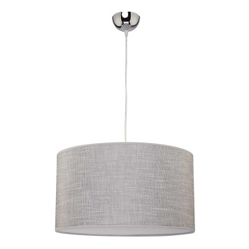 Duolla - Kattokruunu johdossa ALTO 1xE27/40W/230V halkaisija 45 cm harmaa