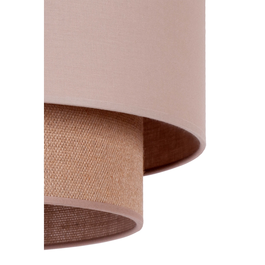 Duolla - Kattokruunu johdossa BOHO 1xE27/15W/230V halkaisija 45 cm beige/ruskea