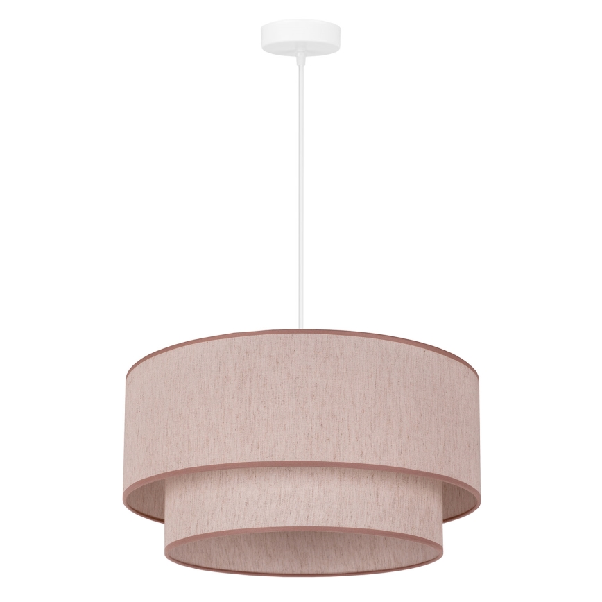 Duolla - Kattokruunu johdossa BOHO 1xE27/40W/230V halkaisija 45 cm beige