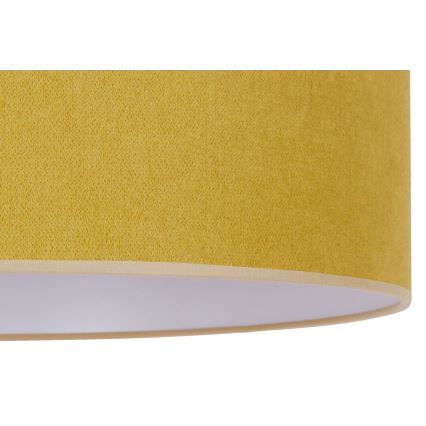 Duolla - Kattokruunu johdossa BRISTOL 1xE27/15W/230V halkaisija 45 cm keltainen/valkoinen