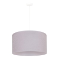 Duolla - Kattokruunu johdossa BRISTOL 1xE27/40W/230V halkaisija 45 cm harmaa