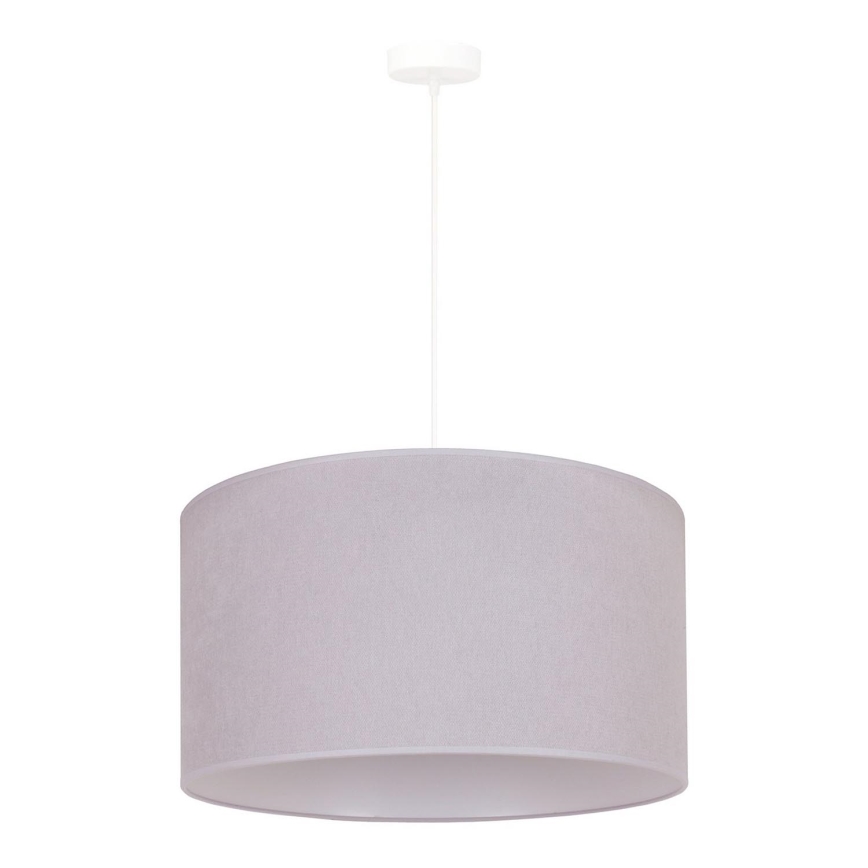 Duolla - Kattokruunu johdossa BRISTOL 1xE27/40W/230V halkaisija 45 cm harmaa