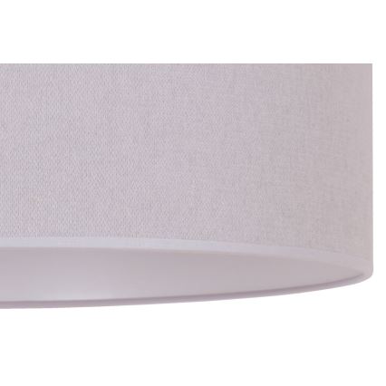 Duolla - Kattokruunu johdossa BRISTOL 1xE27/40W/230V halkaisija 45 cm harmaa