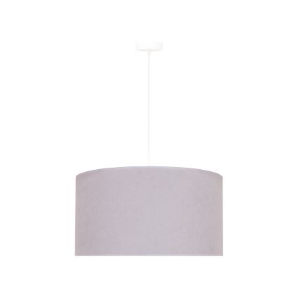 Duolla - Kattokruunu johdossa BRISTOL 1xE27/40W/230V halkaisija 45 cm harmaa
