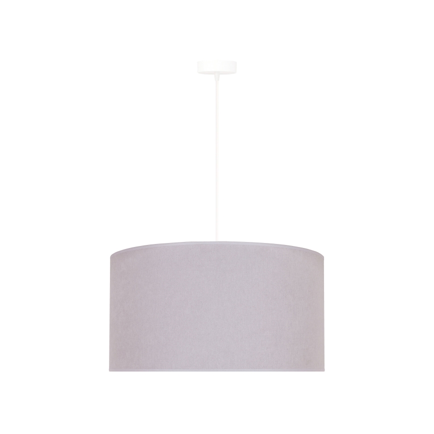 Duolla - Kattokruunu johdossa BRISTOL 1xE27/40W/230V halkaisija 45 cm harmaa