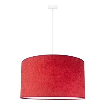 Duolla - Kattokruunu johdossa BRISTOL 1xE27/40W/230V halkaisija 45 cm punainen