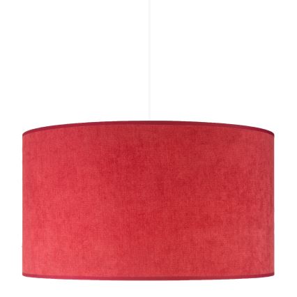 Duolla - Kattokruunu johdossa BRISTOL 1xE27/40W/230V halkaisija 45 cm punainen