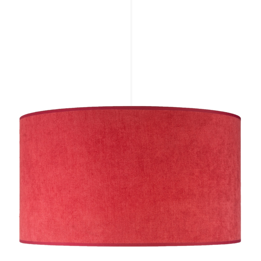 Duolla - Kattokruunu johdossa BRISTOL 1xE27/40W/230V halkaisija 45 cm punainen