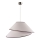 Duolla - Kattokruunu johdossa COCO 1xE27/40W/230V halkaisija 50 cm valkoinen