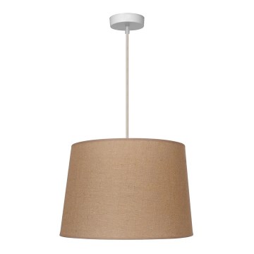 Duolla - Kattokruunu johdossa CONE 1xE27/15W/230V halkaisija 40 cm ruskea