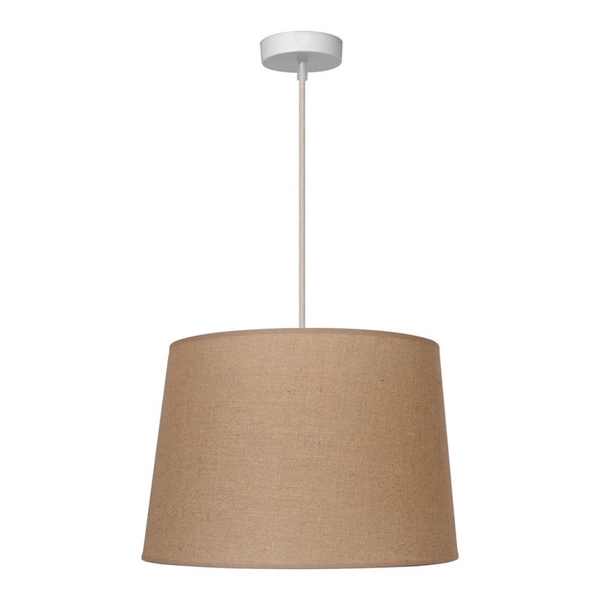 Duolla - Kattokruunu johdossa CONE 1xE27/15W/230V halkaisija 40 cm ruskea