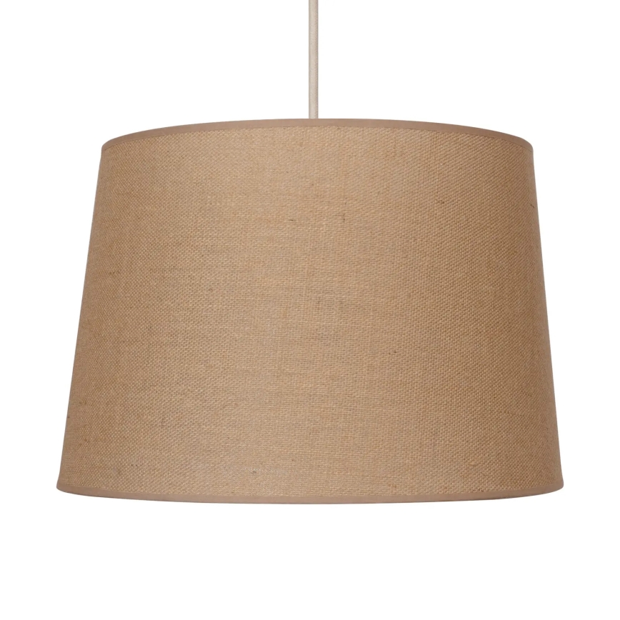 Duolla - Kattokruunu johdossa CONE 1xE27/15W/230V halkaisija 40 cm ruskea