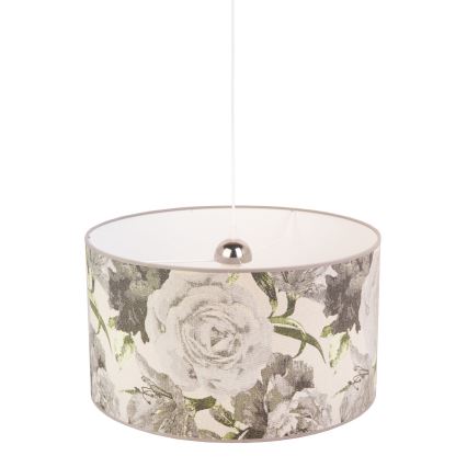 Duolla - Kattokruunu johdossa CONSTANCE 1xE27/40W/230V halkaisija 45 cm harmaa