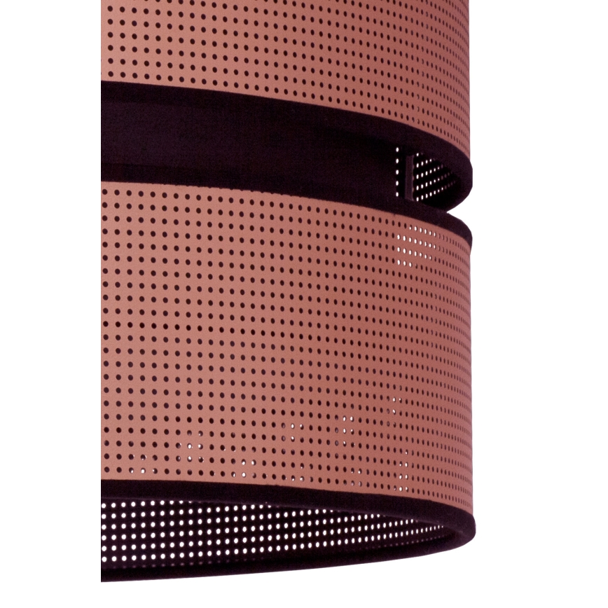 Duolla - Kattokruunu johdossa COPPER SHINY 1xE27/15W/230V halkaisija 40 cm kupari/musta