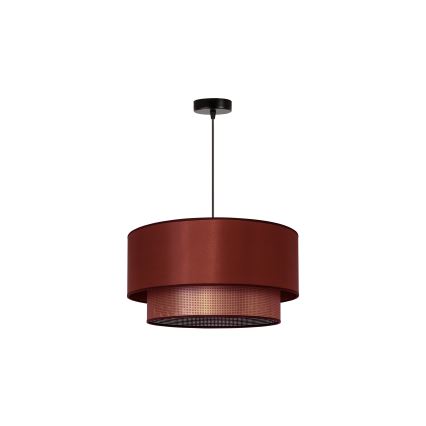 Duolla - Kattokruunu johdossa COPPER SHINY 1xE27/15W/230V halkaisija 45 cm kupari