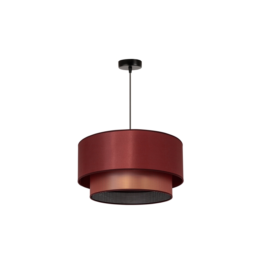 Duolla - Kattokruunu johdossa COPPER SHINY 1xE27/15W/230V halkaisija 45 cm kupari