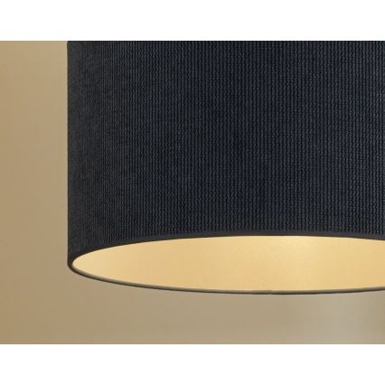 Duolla - Kattokruunu johdossa CORDUROY 1xE27/15W/230V halkaisija 40 cm tummansininen