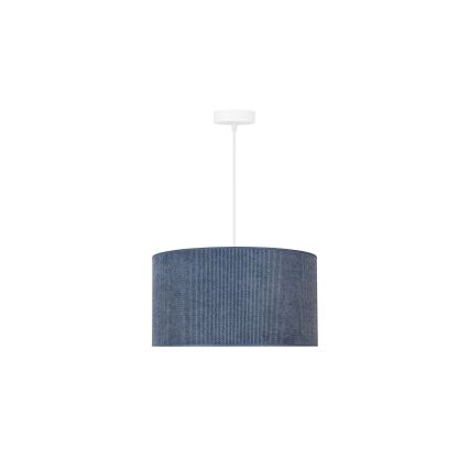 Duolla - Kattokruunu johdossa CORDUROY 1xE27/15W/230V halkaisija 40 cm tummansininen