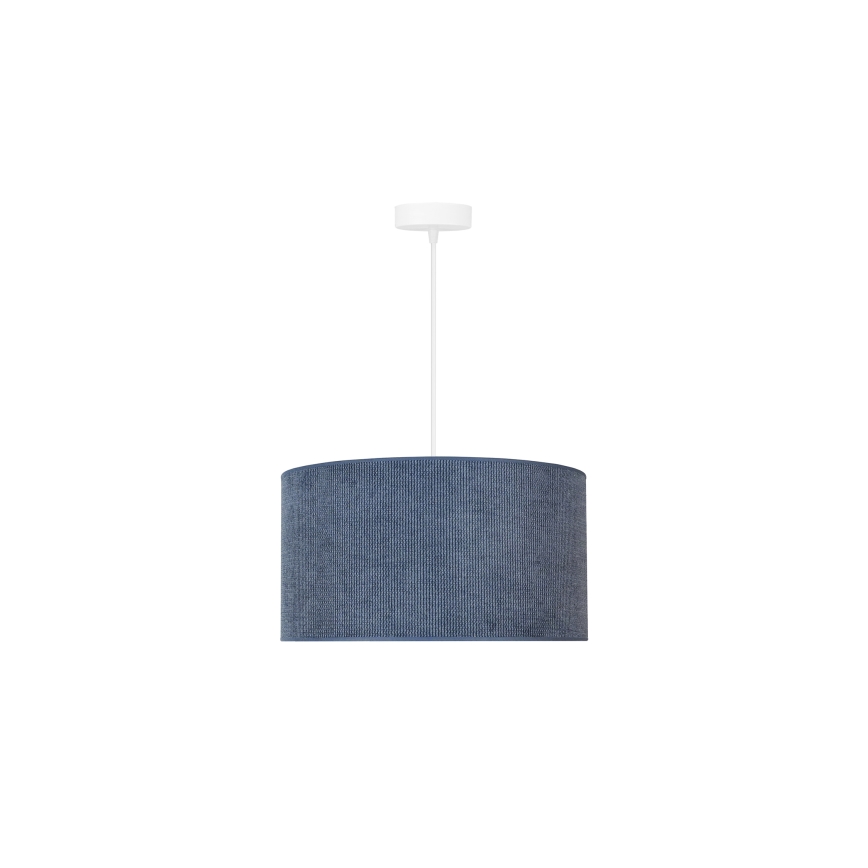 Duolla - Kattokruunu johdossa CORDUROY 1xE27/15W/230V halkaisija 40 cm tummansininen
